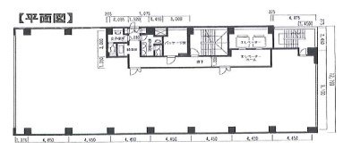佐藤産業ビル4F 間取り図