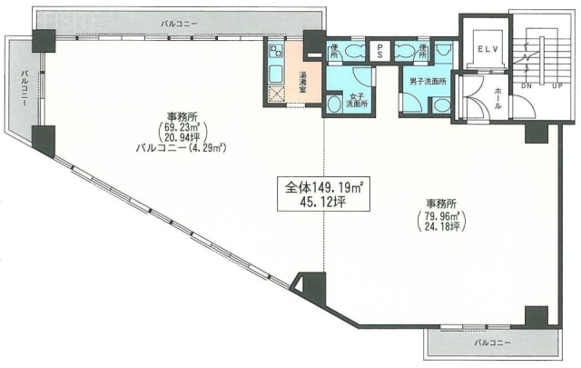 キャナルハウス2F 間取り図