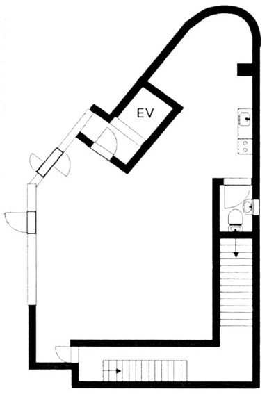 HN千歳台ビル2F 間取り図