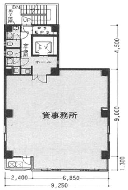 永井ビル4F 間取り図
