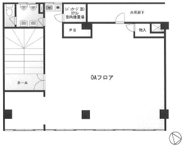 CIM高輪ビル2F 間取り図