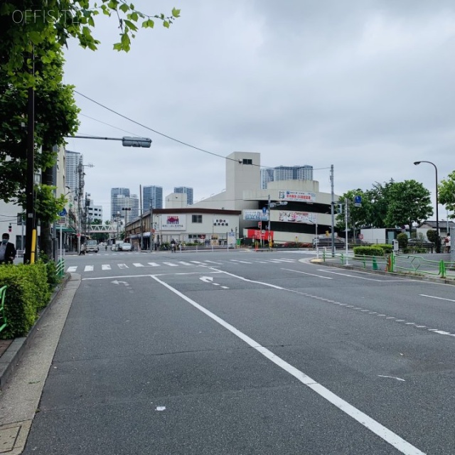 築地安田第2ビル ビル前面道路