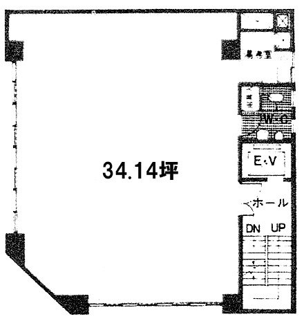 康楽ビルB1F 間取り図