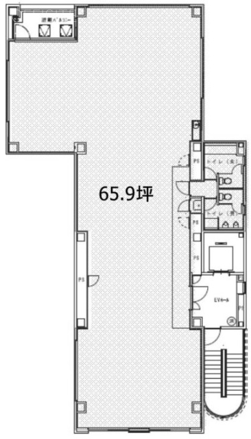 後楽園SAJビル2F 間取り図