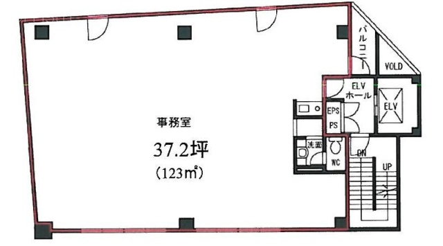 瀬田タツミビル3F 間取り図