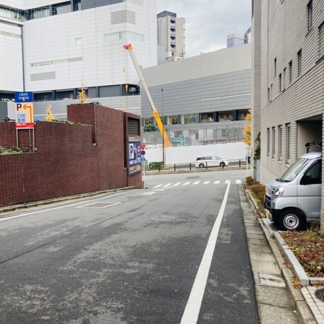 長沼ビル ビル前面道路