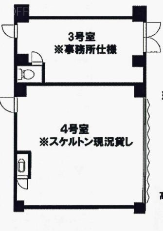 弥栄レジデンス大和町ビル3 間取り図