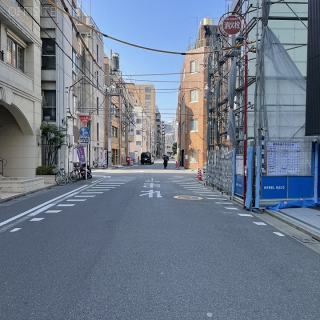 日本橋人形町田中(NNT)ビル ビル前面道路