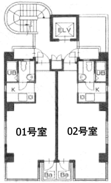 広尾ファイブビル402 間取り図