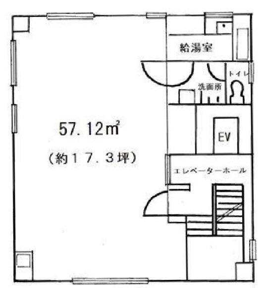 新橋ホリイビル3F 間取り図