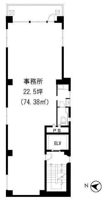 アルプスビル3F 間取り図