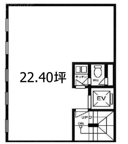 河野虎ノ門ビル1F 間取り図