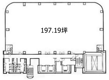 友泉新横浜一丁目ビル9F 間取り図