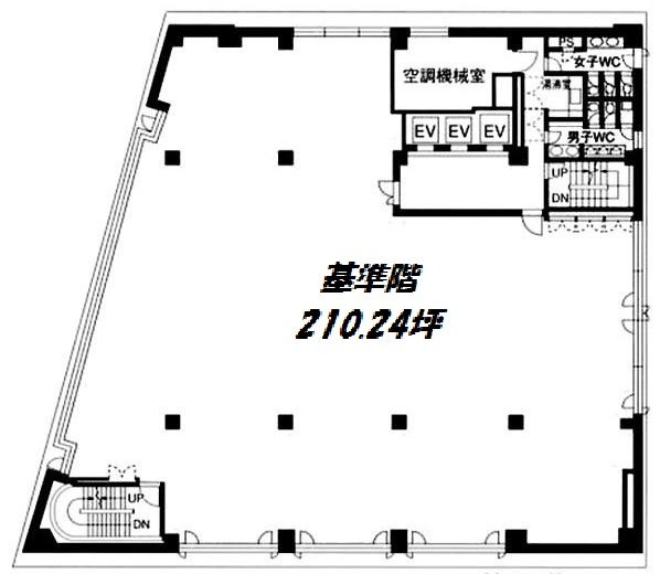 KDX江戸橋ビル5F 間取り図