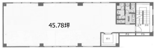 ベッコアメ浅草ビル6F 間取り図