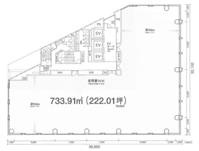 住友不動産千代田ファーストビル南館4F 間取り図