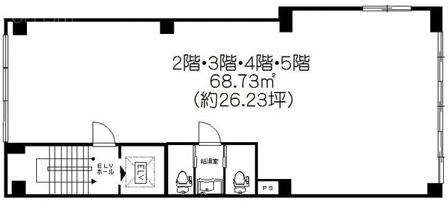 神田ココビル2F 間取り図