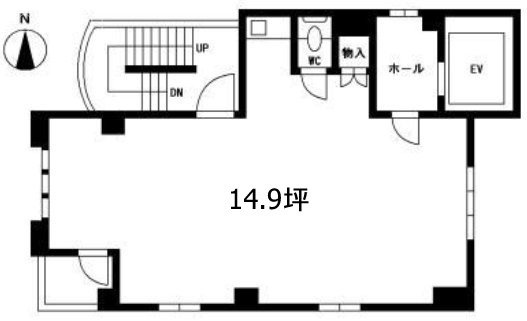 杉野ビル2F 間取り図