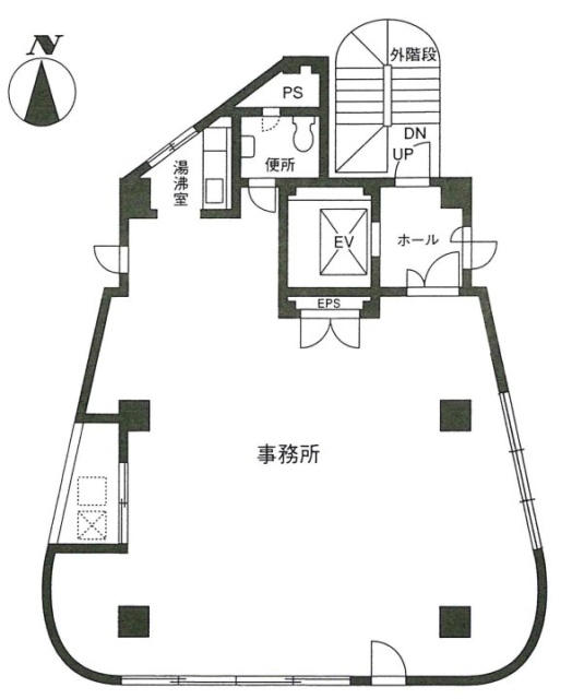 第5イノセビル7F 間取り図