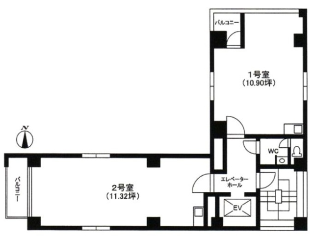 水作ビル502 間取り図