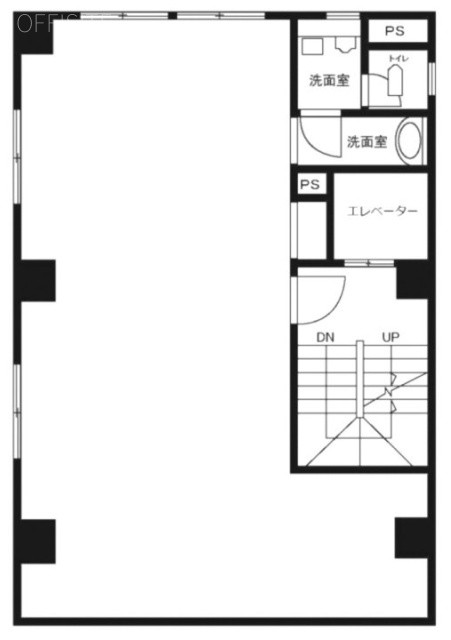 グランデ新橋ビル6F 間取り図