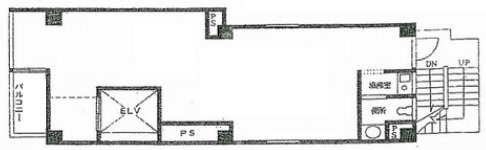 岩本町194ビル1F 間取り図