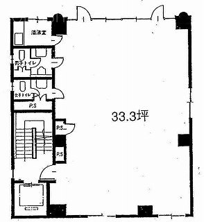 飯田橋三喜ビル2F 間取り図