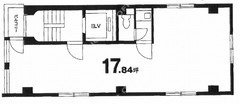 松戸ビル1F 間取り図