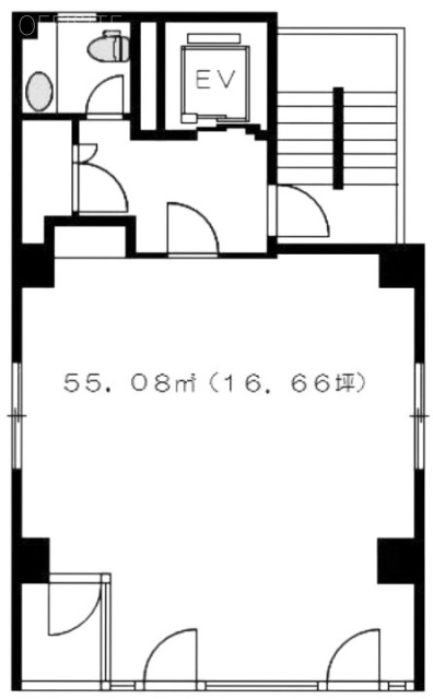 田村高輪ビル3F 間取り図