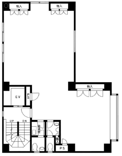 加瀬ビル1223F 間取り図