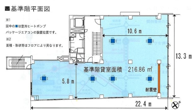 西新橋2丁目森ビル4F 間取り図