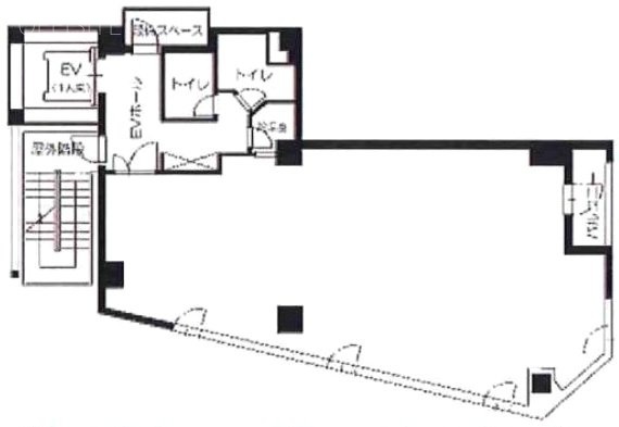 第一東海ビル4F 間取り図