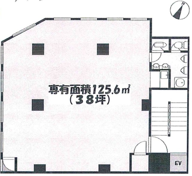 隅越ビル7F 間取り図