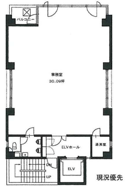 大明ビル3F 間取り図