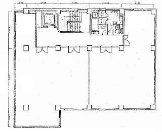 日本染色会館ビル4F 間取り図