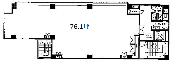 小舟町ビル5F 間取り図