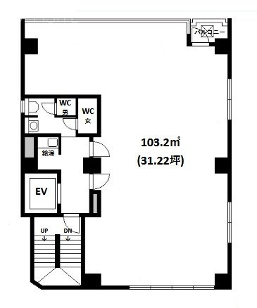 新宿鈴木ビルA館5F 間取り図