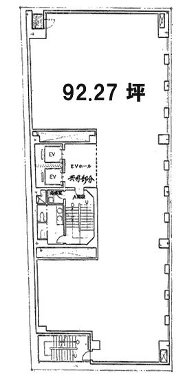 銀座七宝ビル7F 間取り図