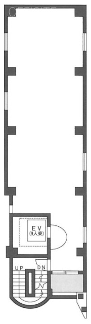 六本木フランセビル4F 間取り図