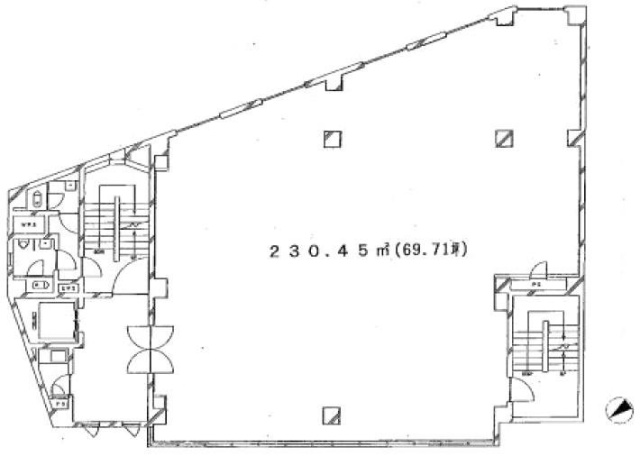 大井町ビル6F 間取り図