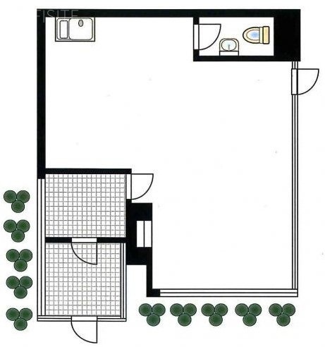 久米プラザビルB 間取り図
