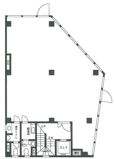 保毎(山口)ビル7F 間取り図