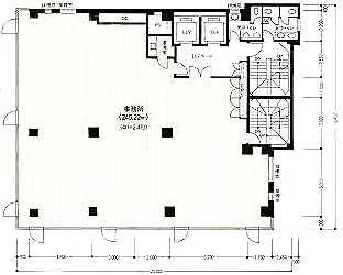 ユニゾ八重洲2丁目ビル4F 間取り図