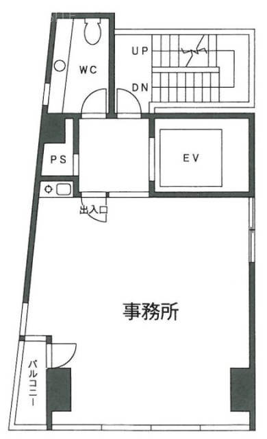 TM浜町ビル5F 間取り図