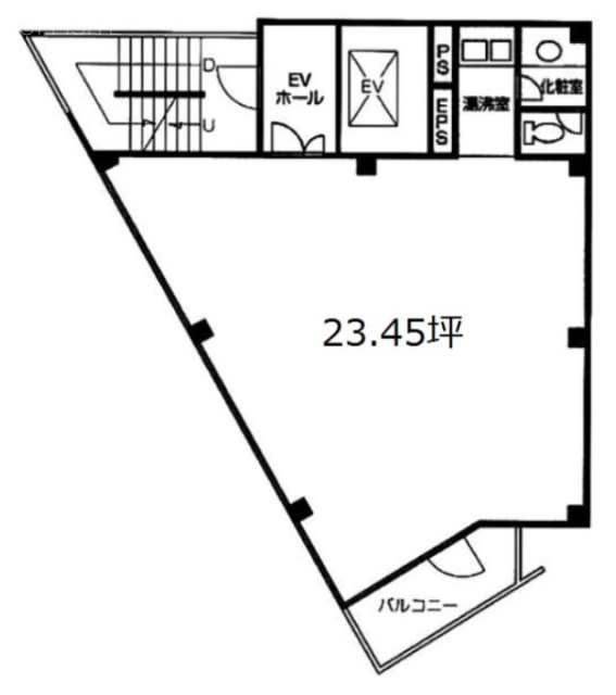 A・Plaza御茶ノ水ビル4F 間取り図