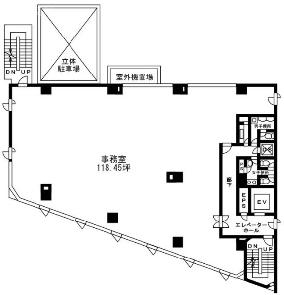 イトーピア永代ビル5F 間取り図