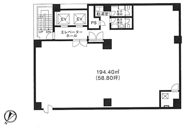 東信青山ビル2F 間取り図