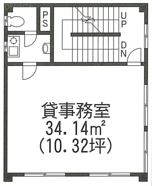 四方ビル1F 間取り図