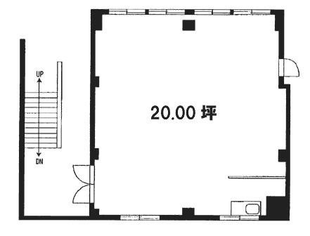 琉映ビルB1F 間取り図