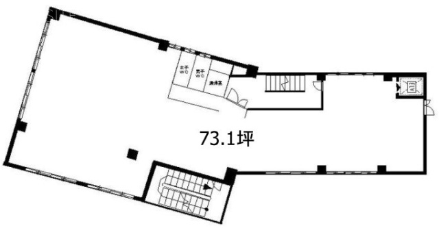 島田ビル3F 間取り図